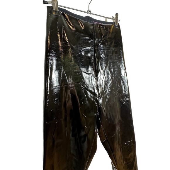 Commando BLACK Faux Patent Leather Perfect Control Leggings, US Small - Picture 5 of 12